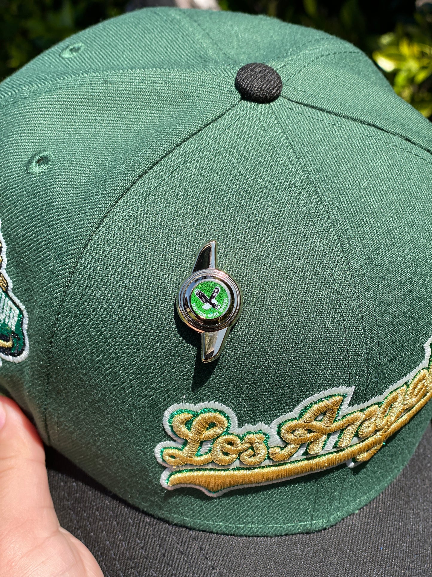 Gold/Green Dayton Pin