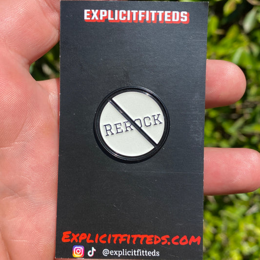 Not a Rerock Pin (Black)